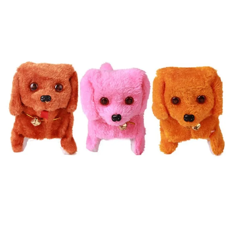High Quality Plush Walking Electronic Toys Barking Dog Toy 1PCS Plush electric dog 3 styles can