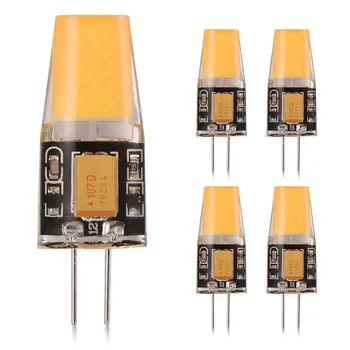 

LEDGLE 5Pcs 3W LED Light Bulbs Set G4 LED Lamp Bulb 330lm Warm White 2800K Wide Beam Angle 30W Traditional Bulbs