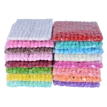 144 шт Мини поролоновые розовые игрушки для детей DIY Развивающие игрушки для рукоделия девочка милый 2 см искусственный цветок Роза художественное украшение подарок