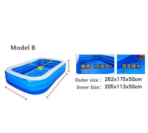 Baby swimming pool insulation inflatable infant child baby swimming pool paddling pool - Цвет: A