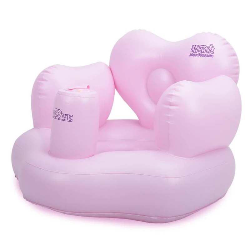 Bath seat Dining Chair Baby Inflatable Sofa PVC Pushchair Baby Chair