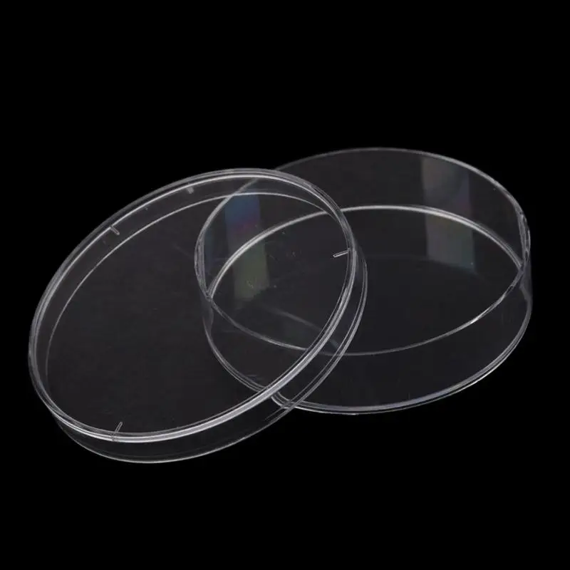 

10pcs/lot 55mm size Polystyrene Petri Dishes Affordable For Cell Clear Sterile Chemical education Instrument