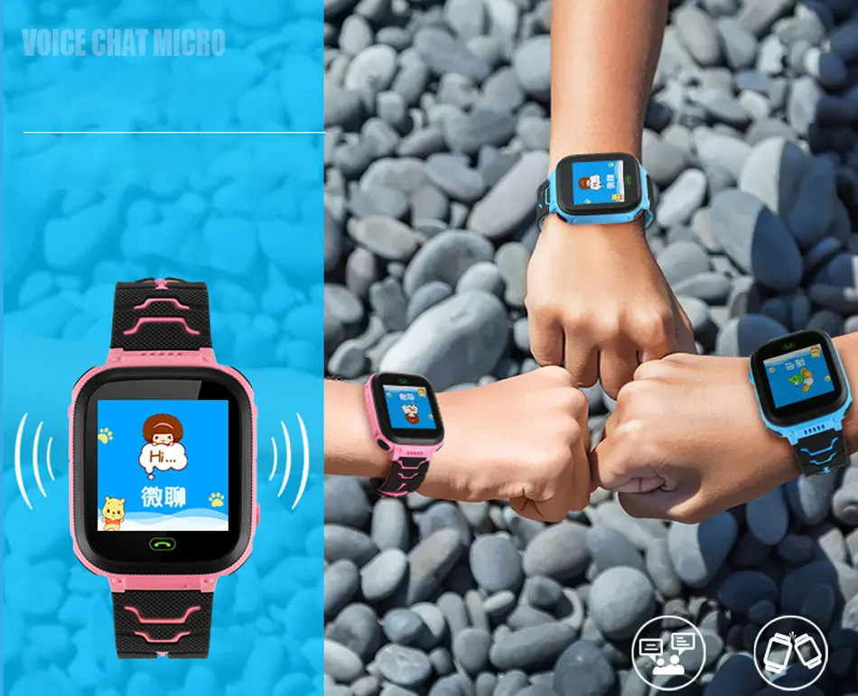 SALFRESA Children Waterproof Smart Watch HD Camera Kids SOS Localization Tracker Electronic Fence Smart Bracelet SIM Card Call-10