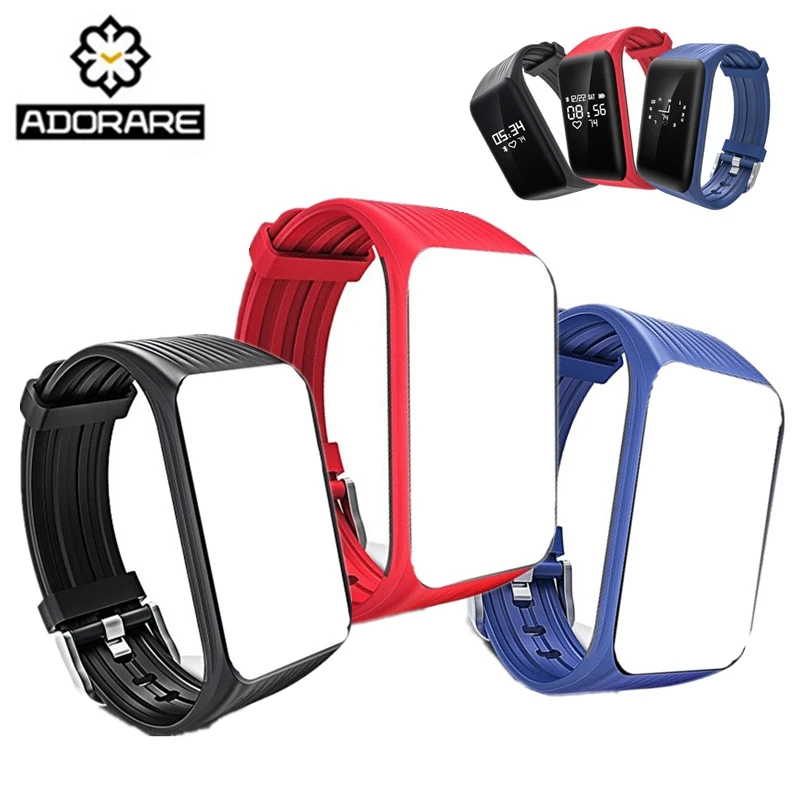 

K1 Smart bracelet Strap Smart Band Replacement Accessories for K1 Activity Tracker Silicone 3 Color Straps for Smart Watch