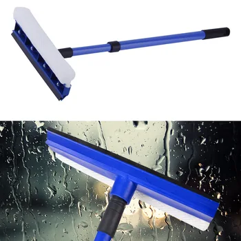 

Double Sided Windshield Window Glass Wash Cleaner Brush with Adjustable Handle Wipe Glass Cleaning Tool