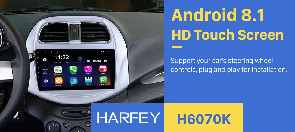 Flash Deal Harfey Car 9" HD Autoradio Android 8.1 Multimedia Player For Chevy Chevrolet SPARK 2018 Radio support Rearview Camera OBD TPMS 0 Flash Deal Harfey Car 9" HD Autoradio Android 8.1 Multimedia Player For Chevy Chevrolet SPARK 2018 Radio support Rearview Camera OBD TPMS 0