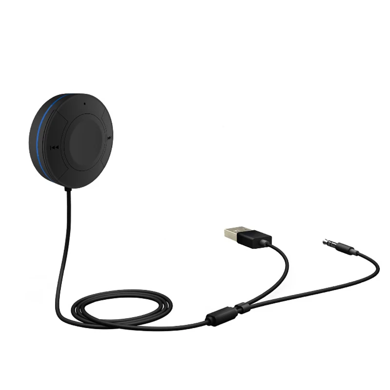 

Car Bluetooth Receiver Portable Audio Adapter Wireless Hands-free Car Kit Aux Adapter for Home Car Audio Stereo Music Playing