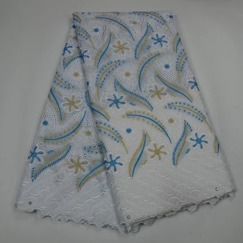 

Most Popular Swiss Embroidery African Cotton Lace Voile Fabric For Nigerian Party X524-2