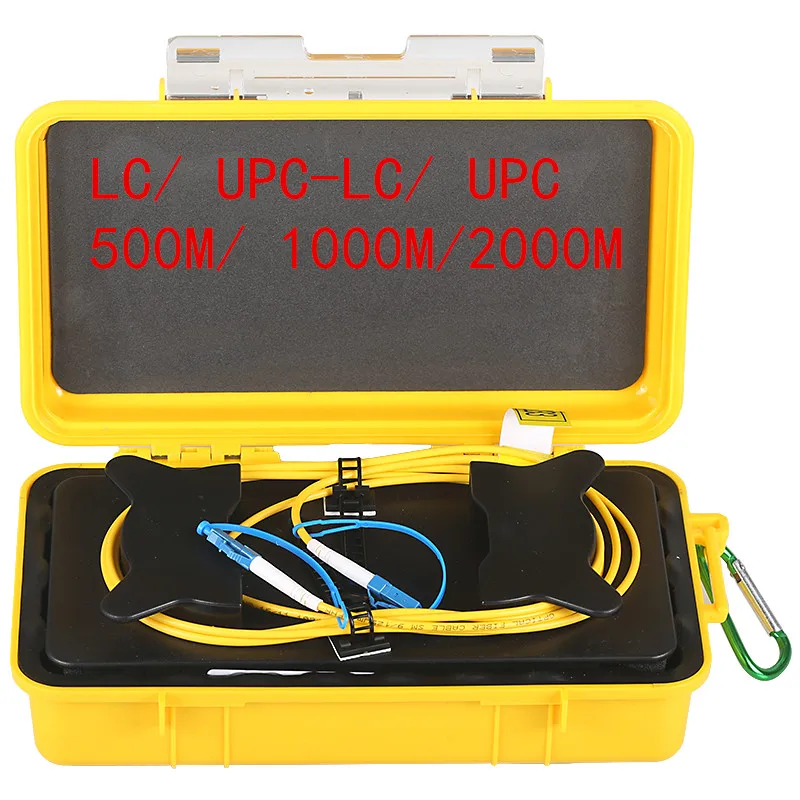 

Free shipping LC/UPC-LC/UPC OTDR Dead Zone Eliminator,Fiber Rings ,Fiber Optic OTDR Launch Cable Box 1km SM 1310/1550nm