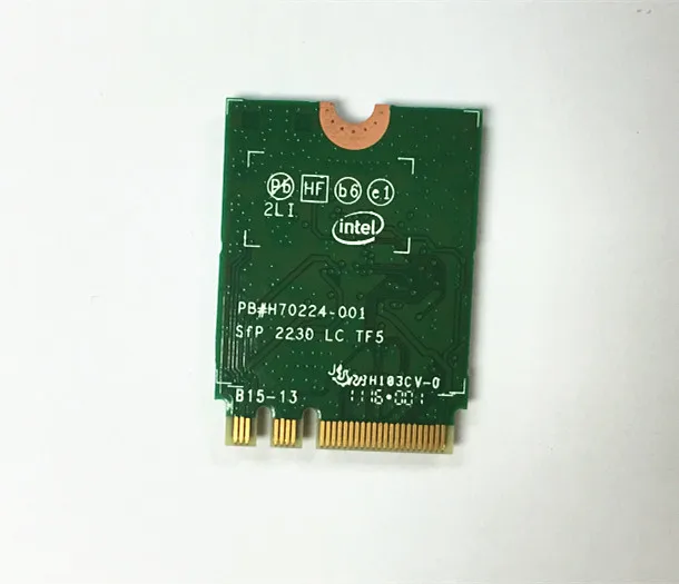 Ноутбук для Intel 8260 AC 8260NGW 802.11ac 2,4 г/Wi-Fi 5 ГГц NGFF Wi-Fi Bluetooth4.2 отделением для банковских карт для LENOVO E560 L560 L460 P40 P50 T460 00JT532