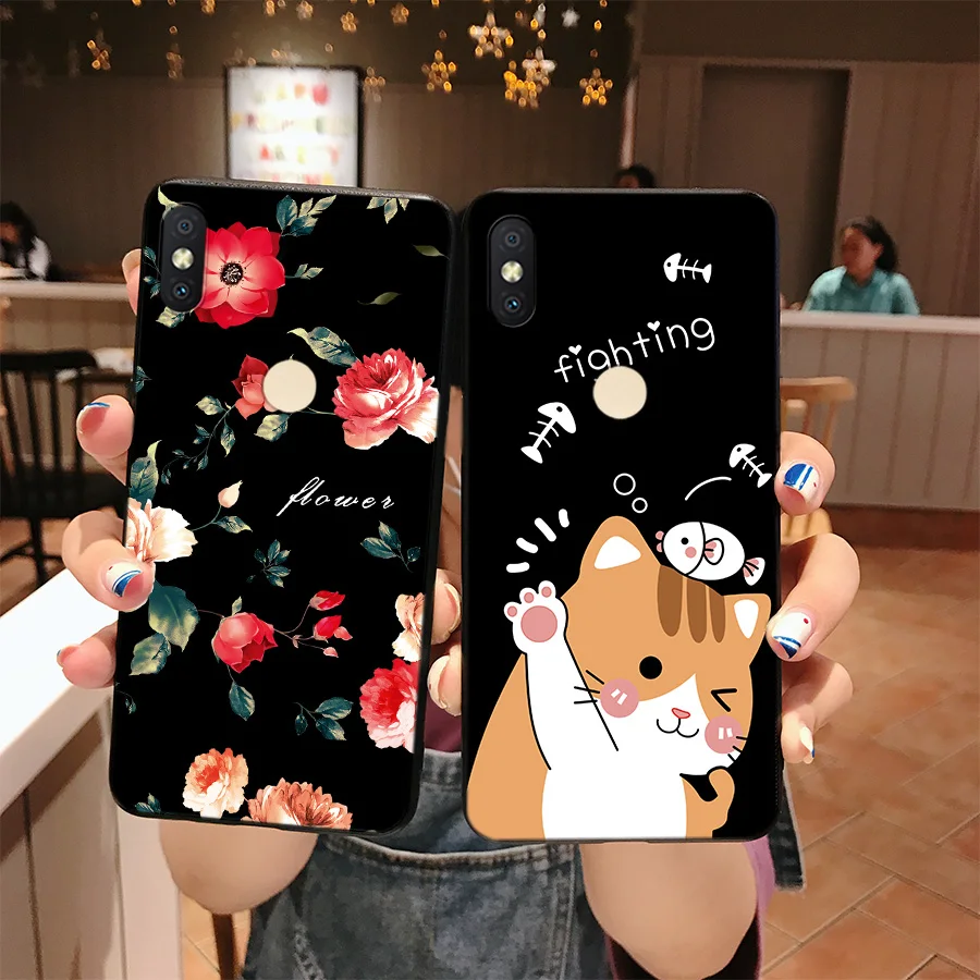 WAIDM for Xiaomi Redmi S2 case cover Cartoon Soft Silicone cover on for xiaomi Redmi S2 tpu Phone case