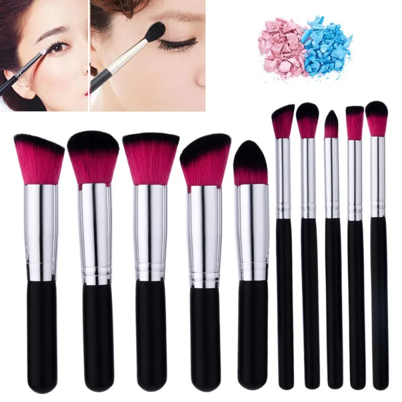 

10pcs Makeup Brushes Pinceis De Maquiagem Brochas Maquillaje Pincel Maquiagem Foundation Palette Highlighter Eyeshadow Beauty