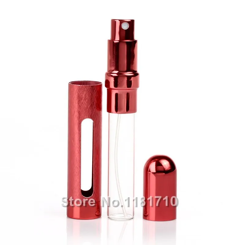 12ml de Alumínio Lote Alta Qualidade Garrafa Perfume Atomizador Vidro Vazio Recarregável Mini Bomba Spray Viagem Tamanho 20 Pçs - 4 Garrafas reutilizáveis