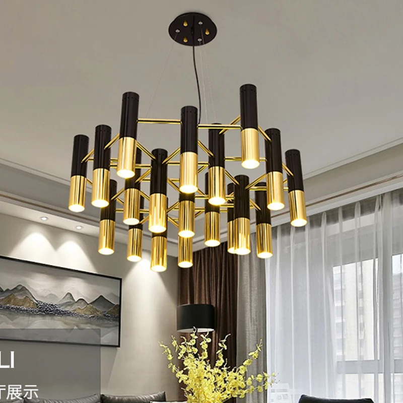 

Nordic retro industrial Iron chandelier artistic Chandeliers lighting for restaurant