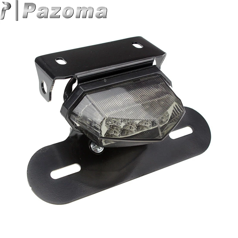 PAZOMA LED Tail Light License Plate Holder For KTM Dual Sport ATV