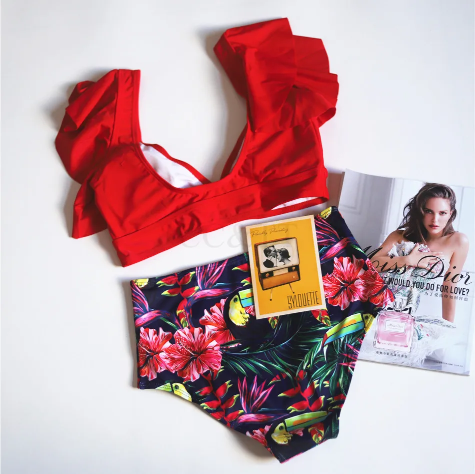 CC & TT бикини 2019 купальник женский купальник пуш-ап Maillot De Bain женский купальник высокая Талия пляжные летние бикини платье