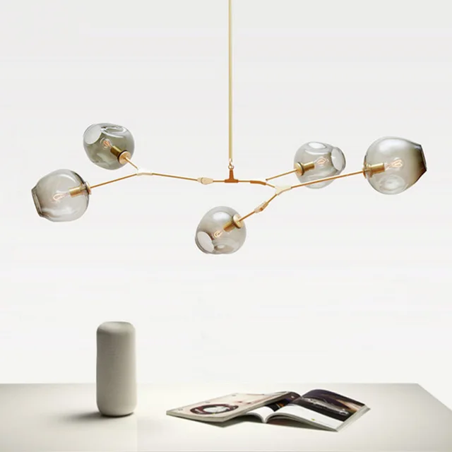 modern glass pendant light nordic dining room kitchen light designer