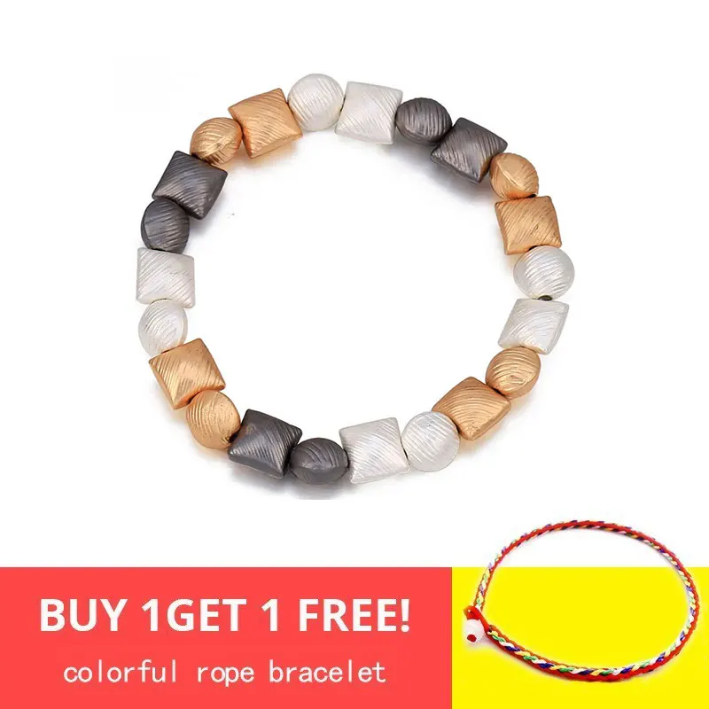 Элегантный квадратный Овальный стрейчевый браслет из бисера для женщин браслет с надписью для девушек леди эластичный канат модные ювелирные изделия подарок матери