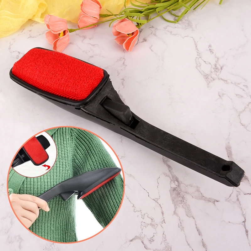 

Rotating Magic Lint Dust Brush Pet Hair Remover Clothing Cloth Cleaning Brush Anti-static Lint Fluff Fabric Remover Tools