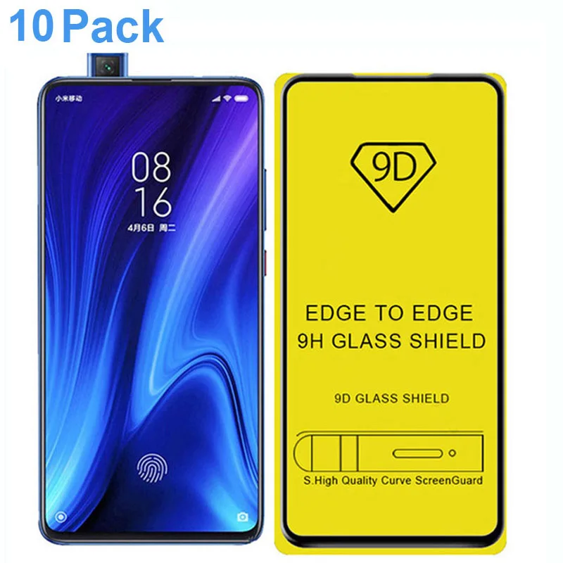 

10Pcs/lot 9D Full Glue Cover Tempered Glass For Xiaomi Redmi K20 Pro Screen Protector Glass Film For Redmi K20 9D Tempered Glass