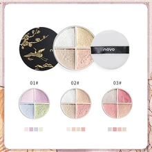 Профессиональный набор сыпучих порошковых косметических порошков 4 цвета солнцезащитное масло контроль долговечный консилер Maquiagem