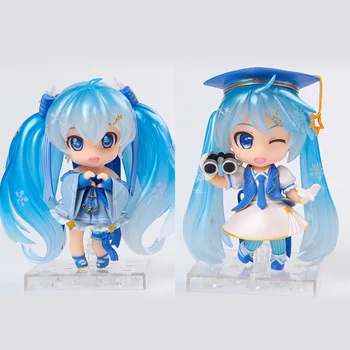 

Q Version Snowman Miku Japanese Anime Figures Action Toy Pvc Model Collection Girls Kids Lover Gift Collectible Figurines