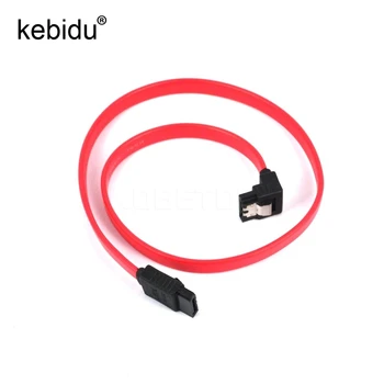 

Kebidu 100pcs/lot Serial SATA ATA RAID DATA HDD Hard Drive Signal Cable Straight - Right Angle,100pcs/lot