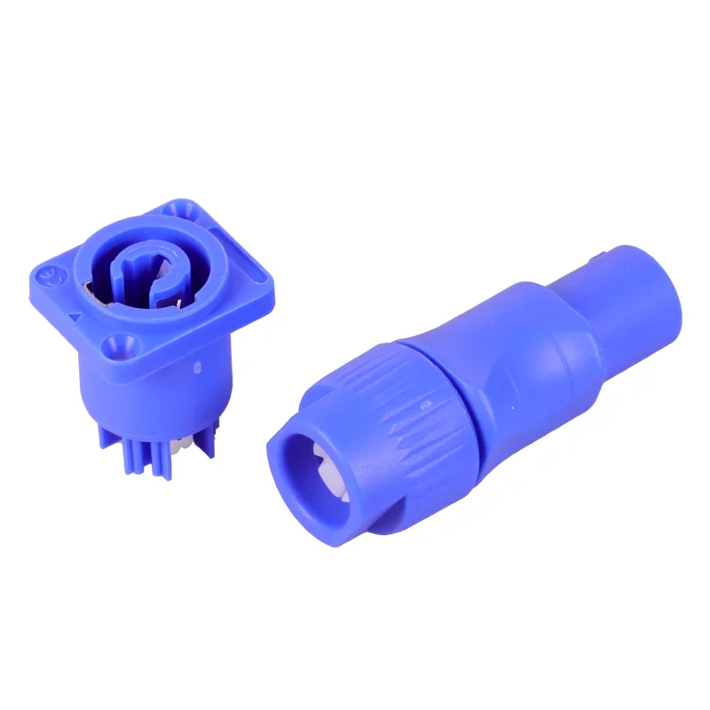 1 комплект мужской и женский 3 контакты Коннектор SpeakON Male Plug & Женский Джек 250 V 20A 3Pin