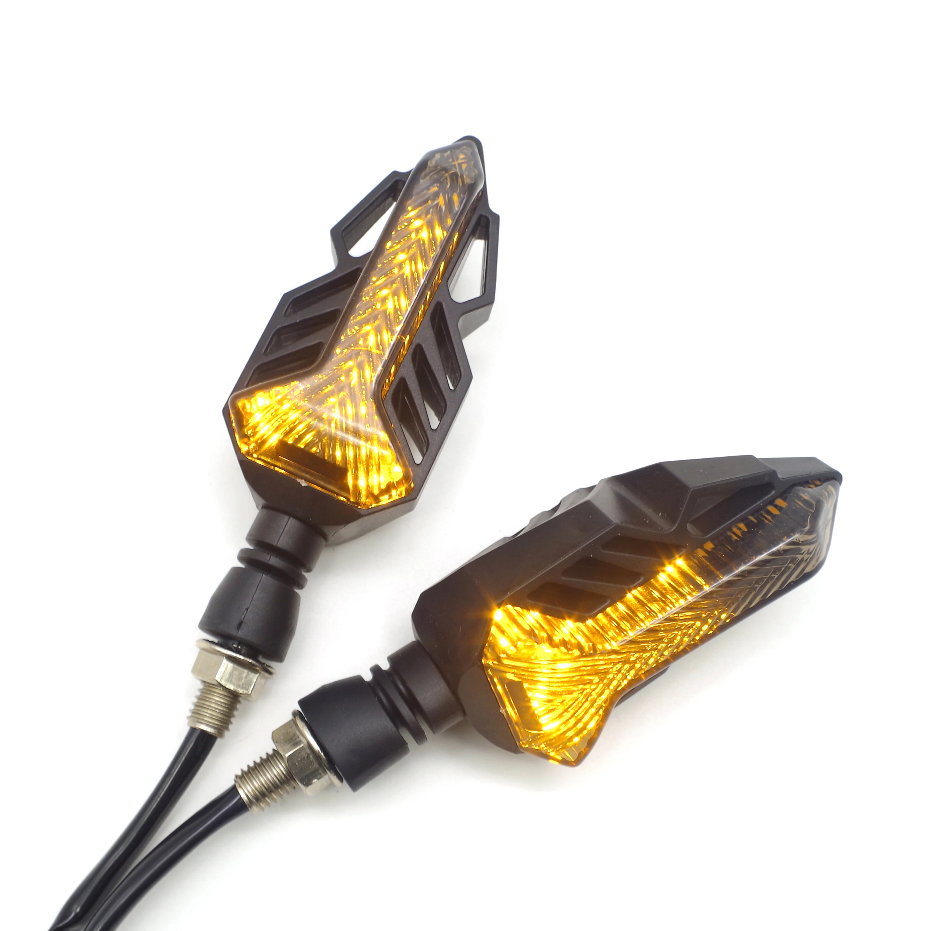 

LED Motorcycle Turn Signal Lights Amber Indicators clignotant moto FOR bmw r1150rt jawa 350 honda vtx africa twin moto custom