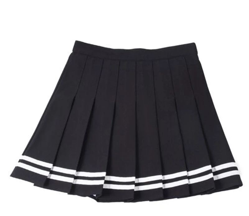 satin midi skirt 2020 high waist pleated skirts Kawaii Harajuku Skirts women girls lolita a-line sailor skirt Large Size Preppy school uniform slazenger skort Skirts