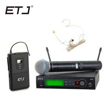 

Top Quality SLX SLX24 BETA58/SM 58 UHF Professional Wireless Microphone System Super Cardioid BETA Handheld Microfone Mic