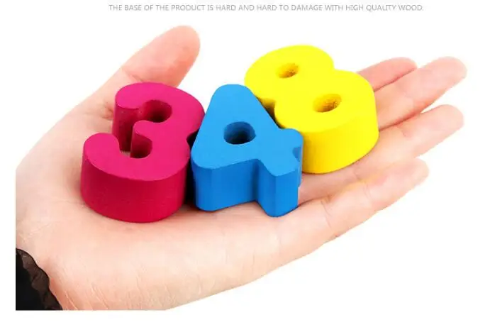 Монтессори цветные детские дошкольные Обучающие Детские счетные и складные доски деревянные Математические Игрушки Обучающие Развивающие игрушки