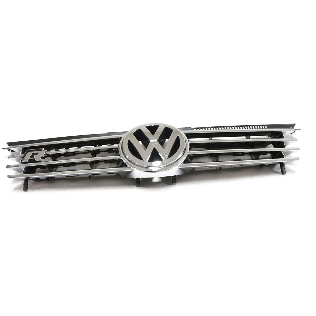 

New Silver Chrome Front Center Bumper Grille Grill Trim Accessories For VW Volkswagen Bora