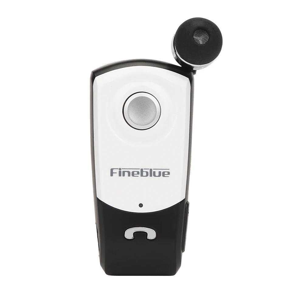 Fineblue F960 Мини Bluetooth наушники беспроводные наушники-вкладыши громкой связи с микрофоном гарнитура звонки напоминают вибрацию износ пульт на прищепке - Цвет: White Black