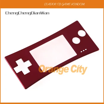 

ChengChengDianWan Red Blue For GameBoy Micro Replacement Shell Front Faceplate Cover for GBM System Upper Panel Case