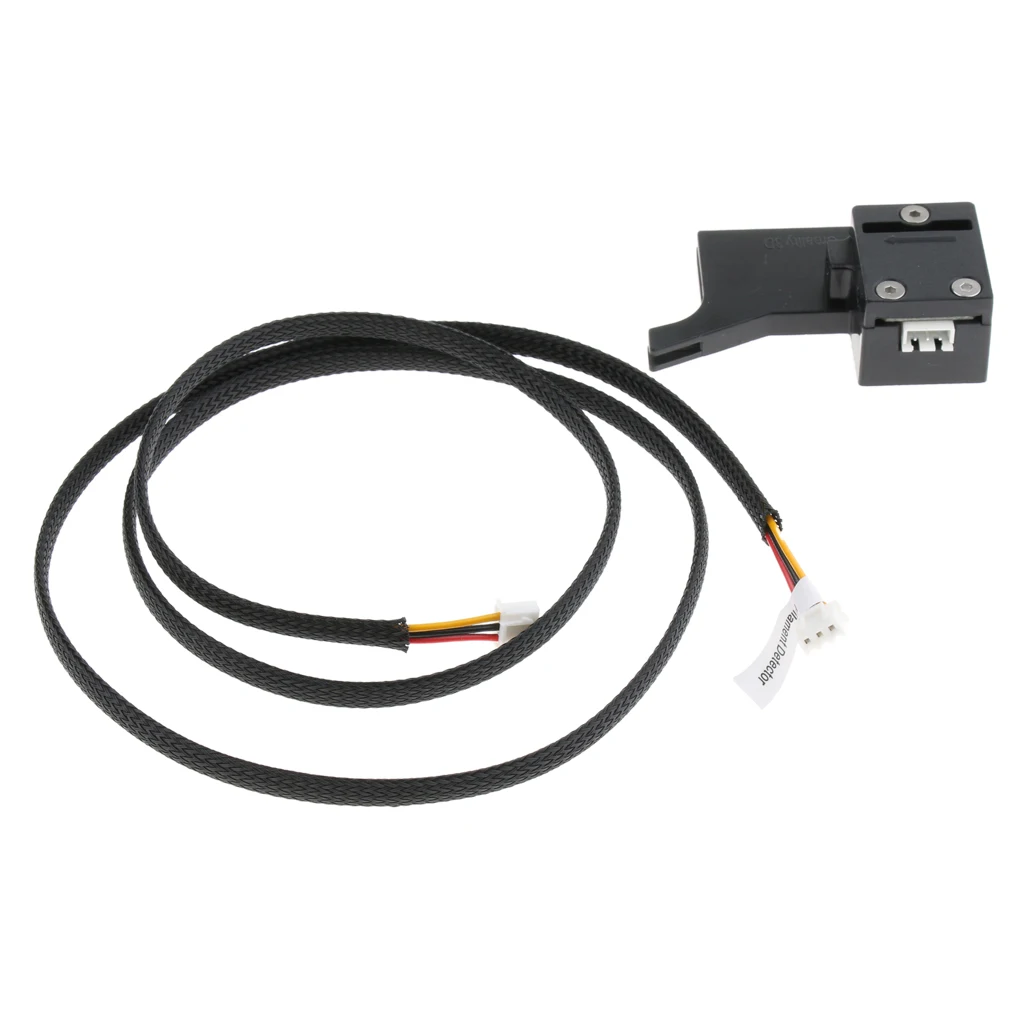 3D Printer Filament Detection Module Detector Sensor Switch Run Out Pause Monitor and Cable Kit for CR-10