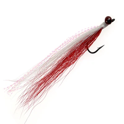 ICERIO 8 шт. гантели голова в соленой воде муха форель Bonefish красная рыба мухи клоузер глубокий Гольян рыболовные приманки#4 - Цвет: 8PCS