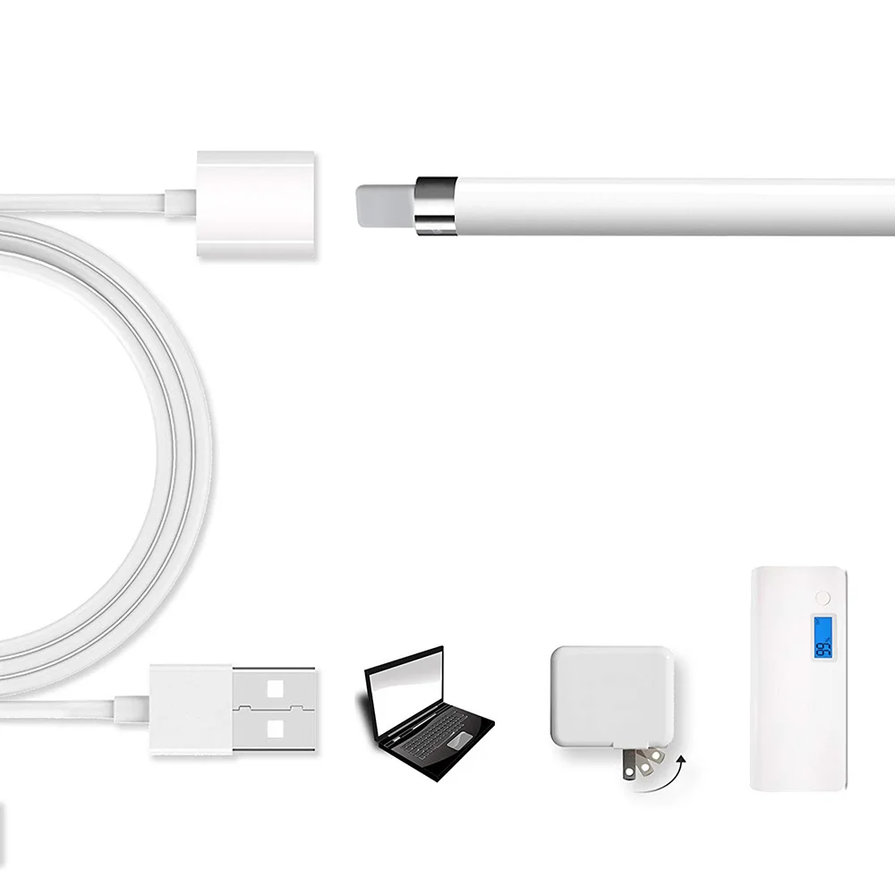 Портативный кабель для зарядки с сенсорной ручкой, usb-порт, зарядный кабель для карандаша, Lightning, кабель для зарядки