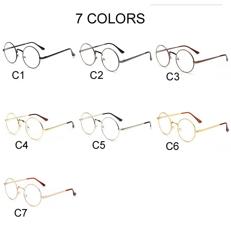 Классические круглые оправы с прозрачными линзами для женщин, оправа для очков, винтажные круглые прозрачные очки