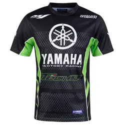 Бесплатная доставка 2019 Moto GP Новое поступление мужская мотоциклетная гоночная одежда для Yamaha черный Джерси для мотокросса GP футболка