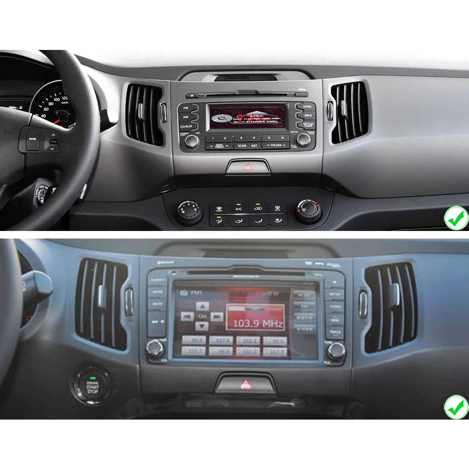Clearance 9" 4G 64G Android 9.0 DSP IPS AV Output CAR DVD PLAYER For KIA sportage 2011-2015 GPS screen navigation stereo radio receiver 5