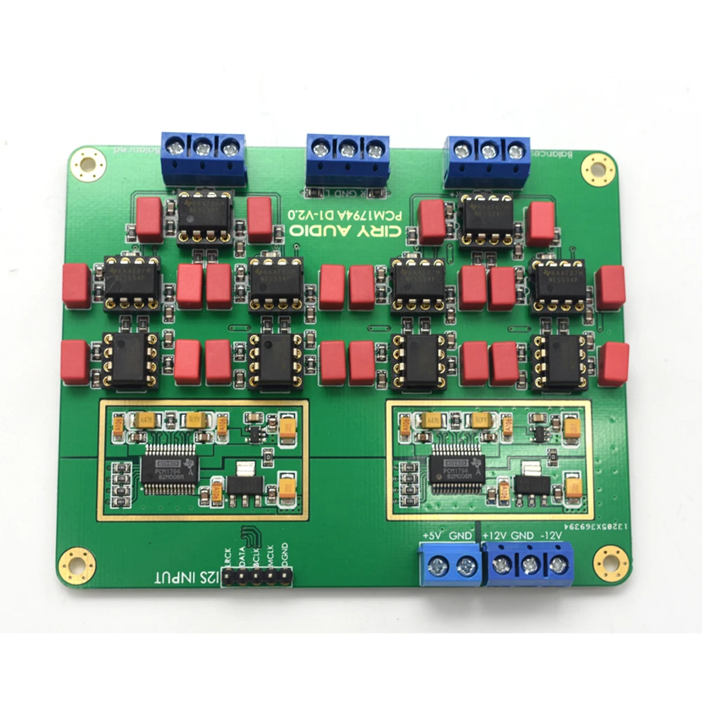 Новейший Hi Fi Parallel PCM1794 A DAC аудио декодер плата в собранном виде 24 бит 192 кГц F3