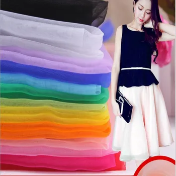 

1.50(width)*10m various colors Soft gauze fabric encryption mosquito net mesh yarn doll costume dress wedding veil decoration