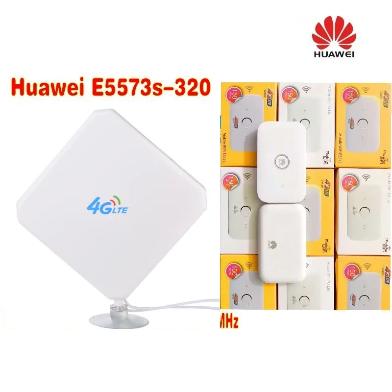 UNLOCKED 4G LTE HUAWEI E5573S 320 Mobile WiFi MODEM