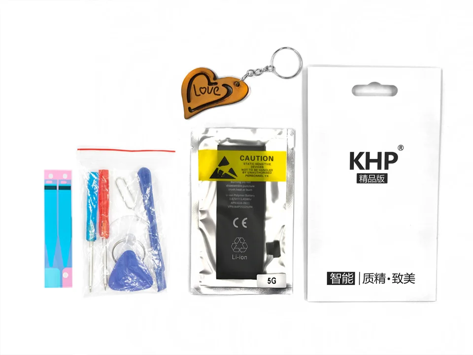 NEW 2017 100% Original KHP Phone Battery For iPhone 5 Capacity 1440mAh Repair Tools 0 Cycle Replacement Mobile Batteries Sticker (18)