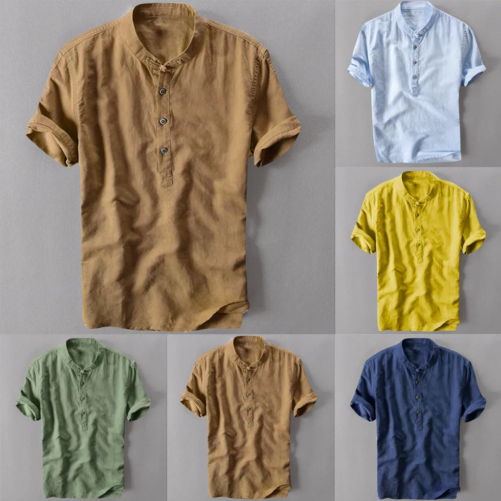 Fashsiualy гавайская рубашка Летняя мужская крутая и тонкая дышащая рубашка с воротником, окрашенная, градиентная, хлопковая рубашка camisa masculina#5