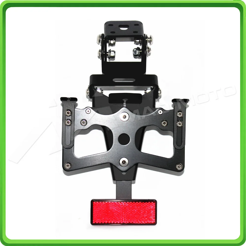 For Kawasaki Ninja ZX6R ZX 6R ZX-6R 2009 2010 2011 2012 Motorcycle Adjustable Fender Plate Bracket License Plate Holder (2)