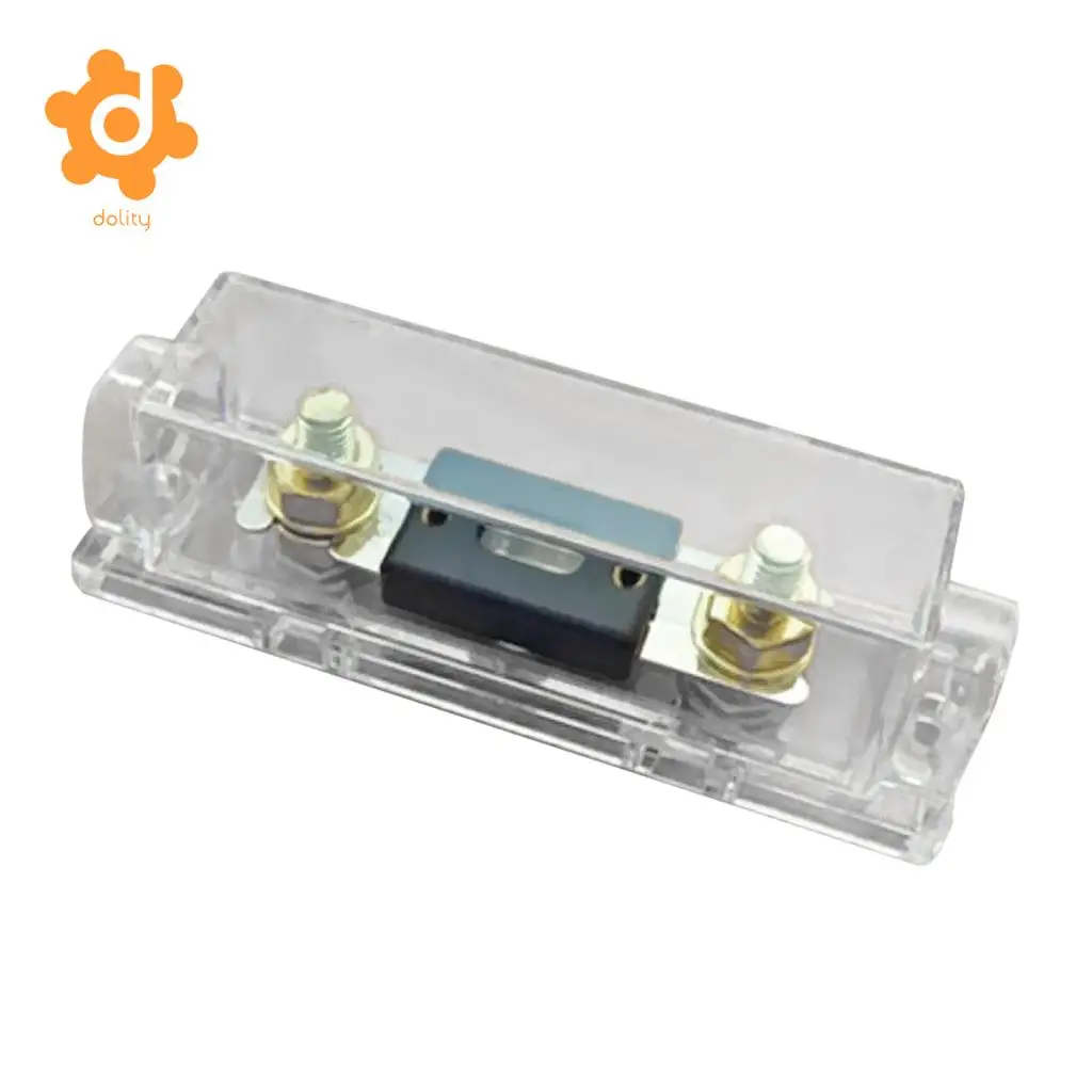 dolity 0 4 8 Gauge Inline ANL Fuseholder Fuse Holder Box with 50A 80A 100A 120A 150A 200A 250A 300A ANL Fuse