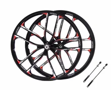 MTB 5 spokes mountain bike wheels magnesium alloy 26 speeds wheels 26″ 27.5″ inches Mountain Bicycle Wheel parts bike rims