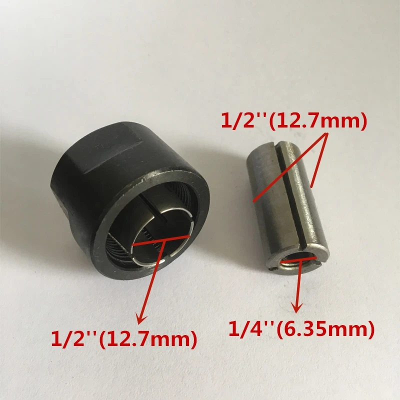 Collet Nut Router Parts Metal High Hardness12.7mm 1/2'' replacment for